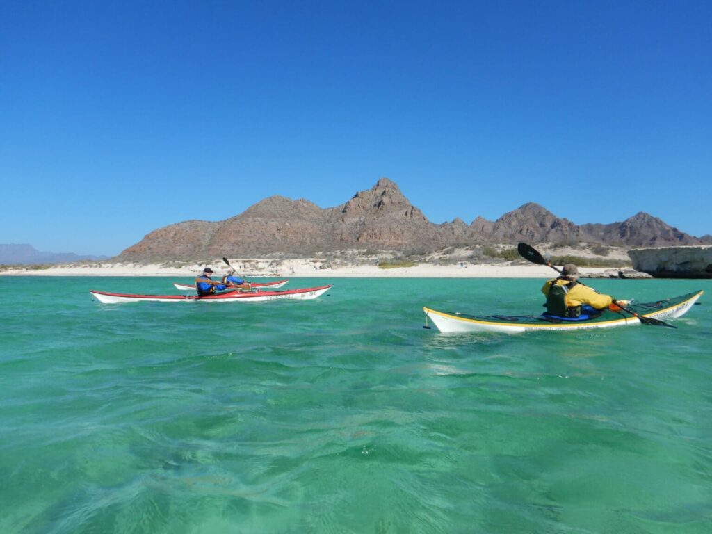 Kayaking in the bay