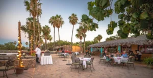 Vista terraza restaurante Hotel Oasis, Loreto